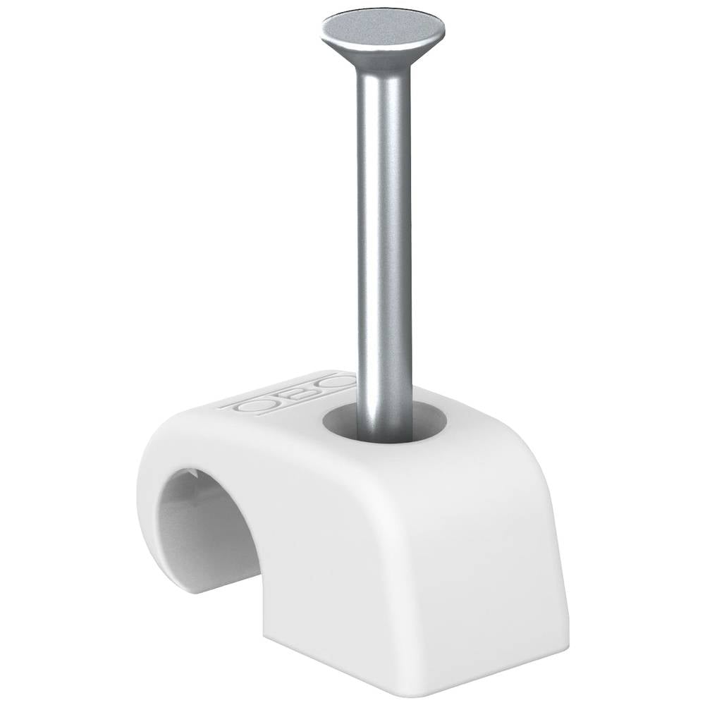 OBO Bettermann 2228422 Nagelklem Zuiver wit 100 stuk(s)