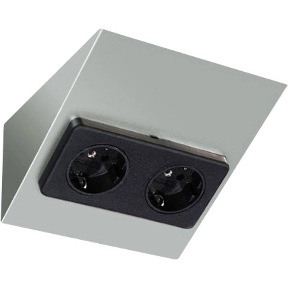 EVN 092250 Stekkerdoos RVS Randaarde stekker 1 stuk(s)