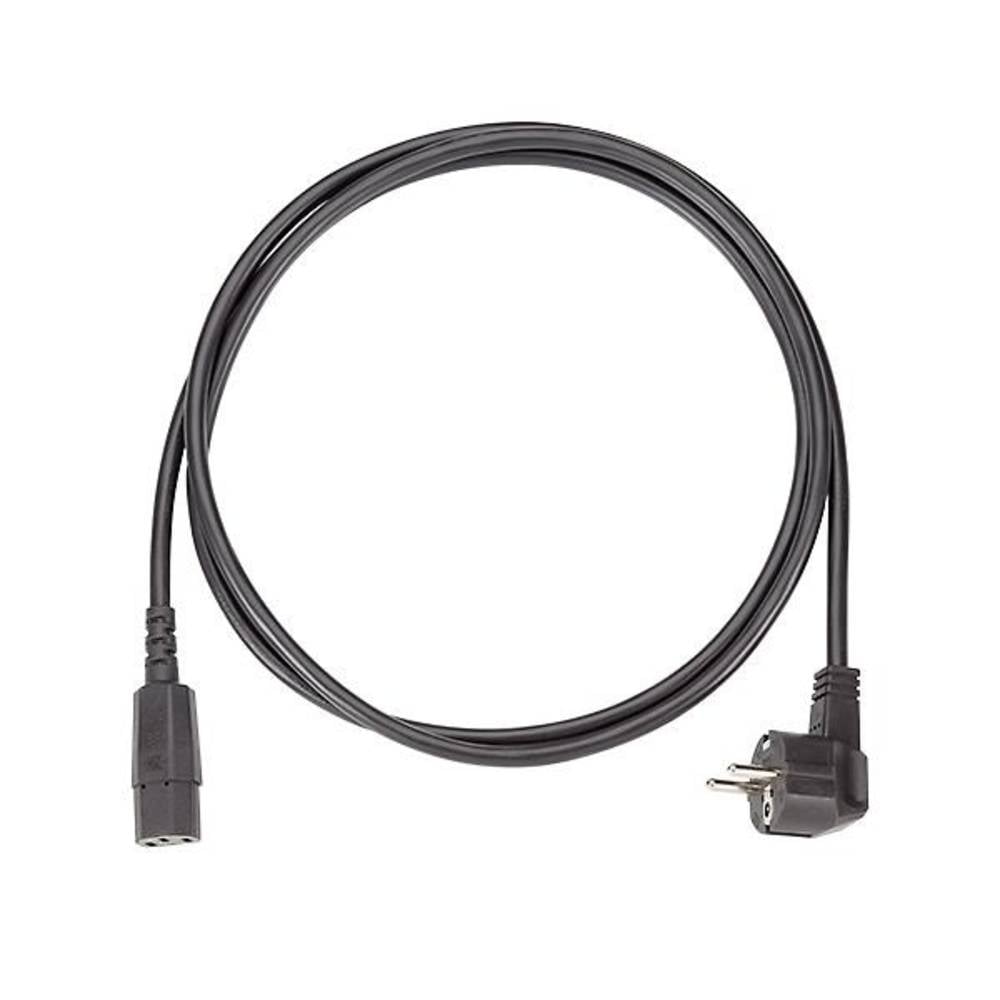 Bachmann Stroomkabel, recht IEC-Female, zwart, 2 m