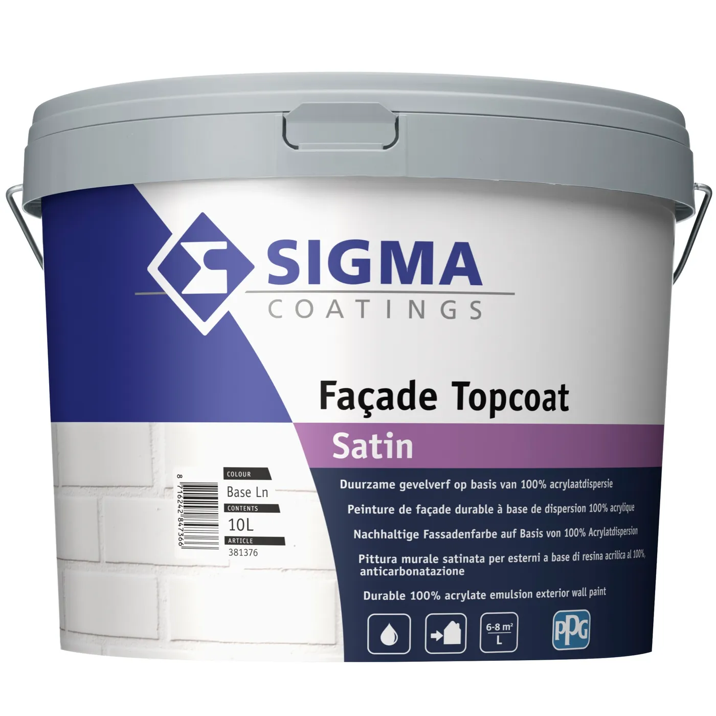 Sigma Façade Topcoat Satin