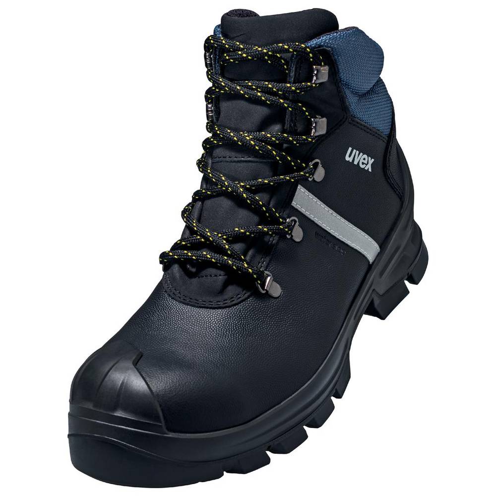 Uvex 2 construction 6512244 Hoge veiligheidsschoenen S3 Schoenmaat (EU): 44 Zwart, Blauw 1 paar