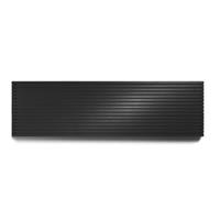 Vasco CARRE CPHN2-RO radiator (decor) staal black January (hxlxd) 415x2200x85mm