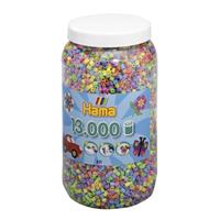 Hama Ironing beads in Pot-Pastelmix 13.000pcs.