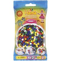 Hama 207-66 - Perlen Mix, 1000 Stück, 6 Farben, Farbmix