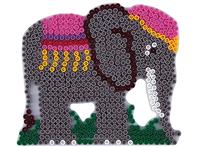 Hama Ironing Beads Pegboard-Elephant