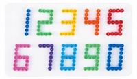 Hama Ironing Beads Plate-Numbers