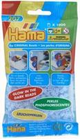 Hama 207-57 - Perlen leuchtfarben/blau, Leuchtperlen, 1000 Stück