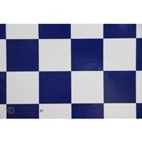 Oracover 491-010-052-002 Strijkfolie Fun 5 (l x b) 2 m x 60 cm Wit, Donkerblauw