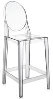 Kartell One More Barkruk Hoog Kristal