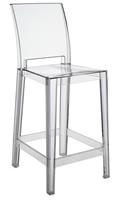 Kartell One More Please Barkruk Hoog Kristal