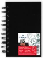 CANSON Skizzenbuch ARTBOOK ONE, DIN A6, 80 Blatt, schwarz