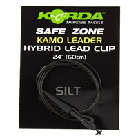 Korda Camo Leaders + Hybrid Leadclip - Silt Brown - 40lb