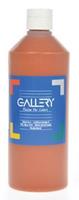 Gallery plakkaatverf, flacon van 500 ml, lichtbruin