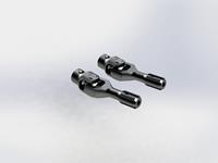 HD Steel Diff Outdrive Universal Joint (2pcs) (AR310738)
