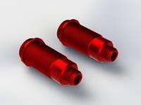 Aluminium Shock Body 16x52MM (RED) (2PCS) (AR330341)