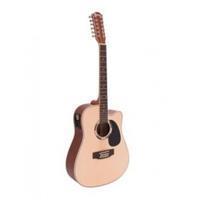 DIMAVERY DR-612 Western guitar 12-string, nature