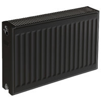 Plieger paneelradiator compact type 22 600x1600mm 2806W zwart grafiet (black graphite) 7341083