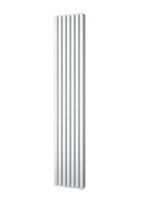 Plieger Siena designradiator verticaal dubbel 1800x318mm 1096W wit structuur