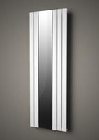 Plieger Cavallino Specchio designradiator verticaal met spiegel middenaansluiting 1800x602mm 773W zwart