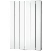 Plieger Cavallino Retto designradiator verticaal dubbel middenaansluiting 1800x450 mm 1162 W, wit