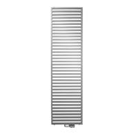 Vasco ARCHE VVR radiator (decor) staal aluminium Grey January (hxlxd) 1800x570x45mm