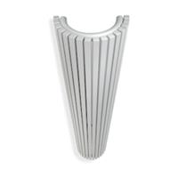 Vasco Carre Halfrond CR O designradiator halfrond verticaal 350x2000mm 1676 watt wit 111400350200000189016-0000