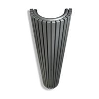 Vasco CARRE CR-O radiator (decor) staal (hxlxd) 2000x430x218mm diepte vanaf wand 235mm