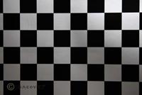 Strijkfolie Oracover 43-091-071-010 Fun (l x b) 10 m x 60 cm Zilver-zwart