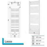 Boss&wessing Designradiator  Locco 1775 x 600 mm (13 kleuren)