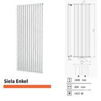 Boss&wessing Handdoekradiator  Siela Enkel 1800 x 606 mm