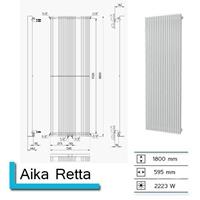 Boss&wessing Designradiator  Aika Retta 1800 x 595 mm (13 kleuren)