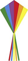 Invento 102115 - Ecoline Eddy Rainbow, Kinderdrachen Einleiner, 70 x 58 cm