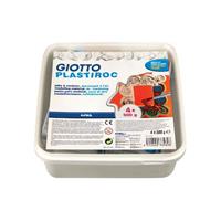 Giotto Gitto Plastiroc boetseerpasta, pak van 500 g, 4 pakken in hermetisch afgesloten doos