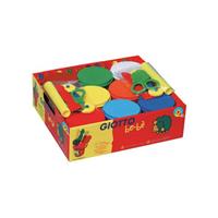 Schoolbox of 8 x 220 gr modeling clays + accessories Giotto bébé