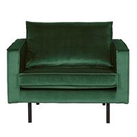 Be Pure Home Rodeo fauteuil velvet green BePureHome
