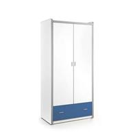 vipack 2-deurs kledingkast Bonny - blauw - 202x97x60 cm