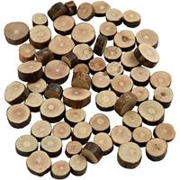Bellatio Kleine houten schijfjes 230 gram