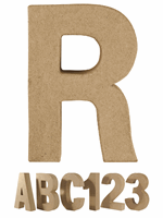 Rayher hobby materialen Papier mache letter R