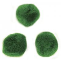 Rayher hobby materialen Knutsel pompons 60 stuks 15 mm groen