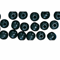 Rayher hobby materialen 52 stuks zwarte kralen 10 mm