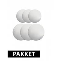 Rayher hobby materialen Piepschuim ballen pakket 6 stuks groot