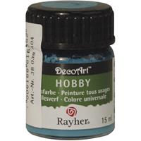 Rayher hobby materialen Hobby allesverf turquoise 15 ml
