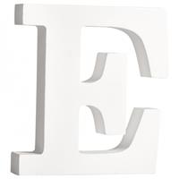 Rayher hobby materialen Houten letter E 11 cm