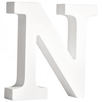 Rayher hobby materialen Houten letter N 11 cm