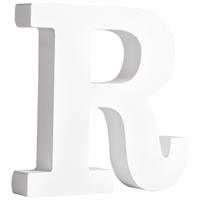 Rayher hobby materialen Houten letter R 11 cm