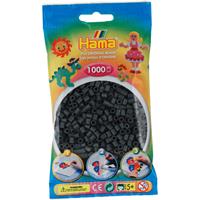 Hama - 1000 Beads in Bag  (Dark Grey)