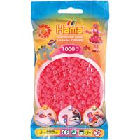 Hama midi strijkkralen 1000 stuks - neon rood 33