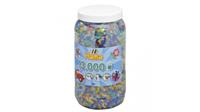 Hama Strijkkralen in Pot - Glittermix 054, 13.000st.