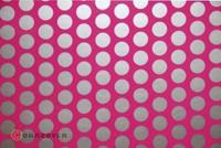 Strijkfolie Oracover 41-014-091-002 Fun 1 (l x b) 2 m x 60 cm Neon-roze-zilver (fluorescerend)
