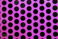 Oracover 41-014-071-002 Strijkfolie Fun 1 (l x b) 2 m x 60 cm Neon-roze-zwart (fluorescerend)